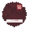 Dark Red Suede 14x18 Uncut Mat Board - Blank Sheet, No Opening